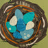 Spring Nest Collaged Picture