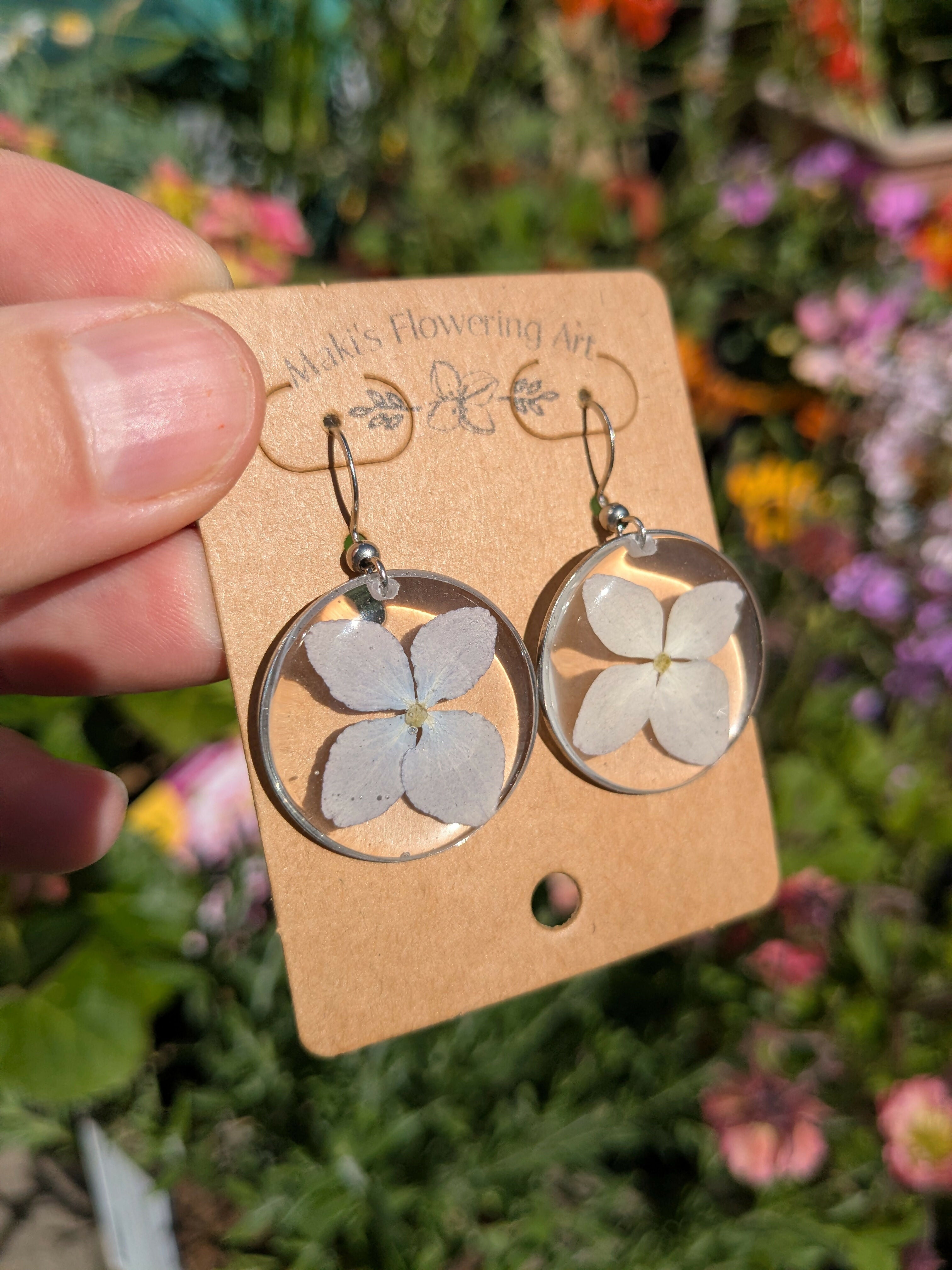 LILIAC HYDRANGEA EARRINGS