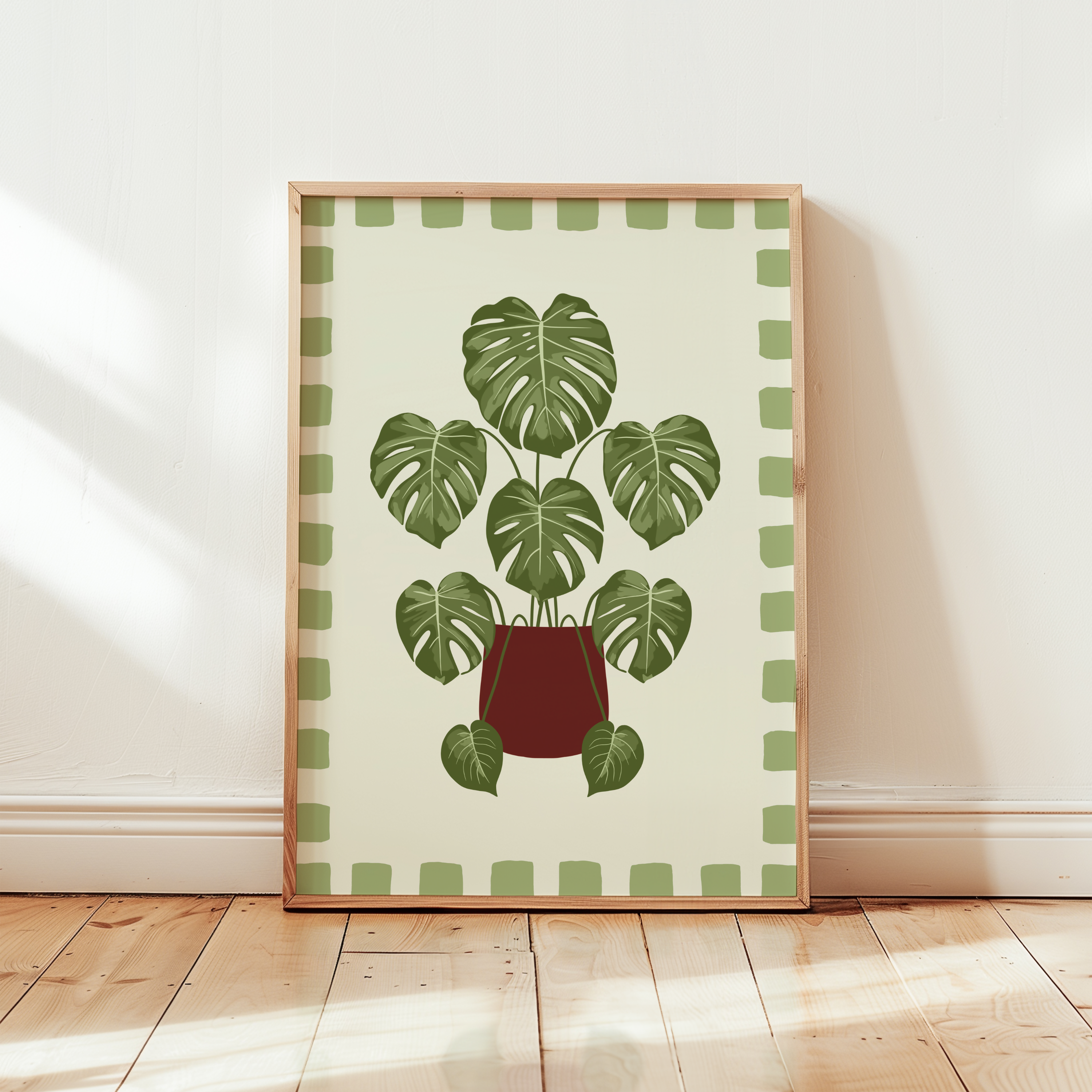 Monstera Plant Print