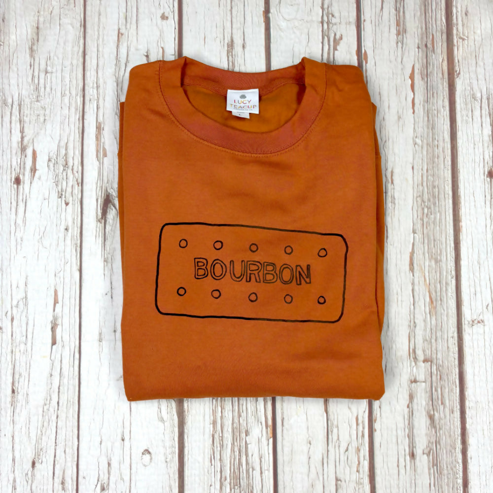 Bourbon Biscuit Rust Coloured Unisex Sweatshirt