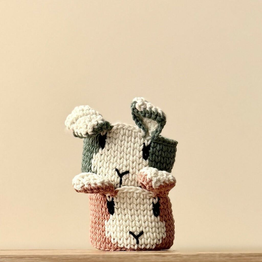 Crochet Petite Rabbit Basket