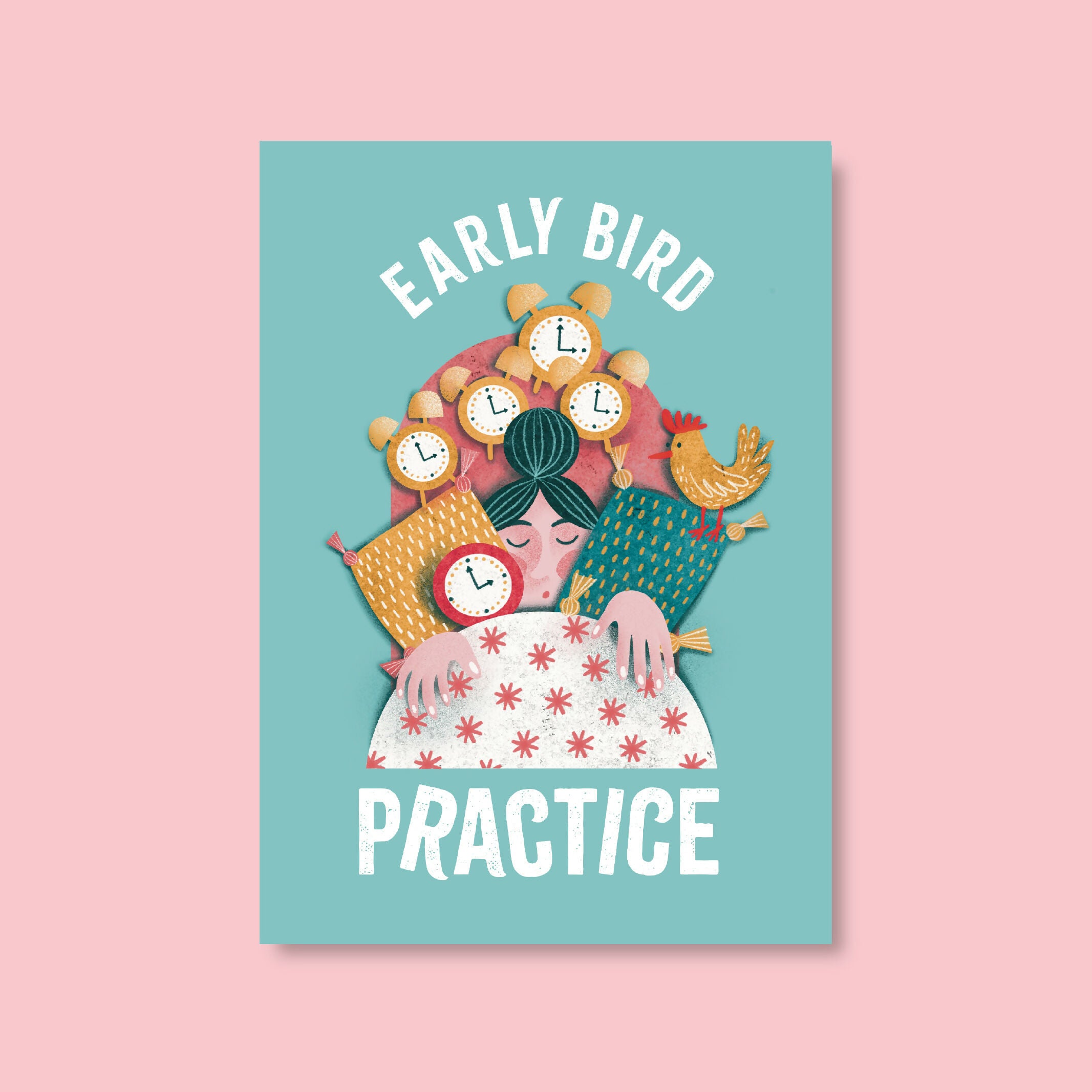 Funny Illustrated Daily Life Print - Early Bird