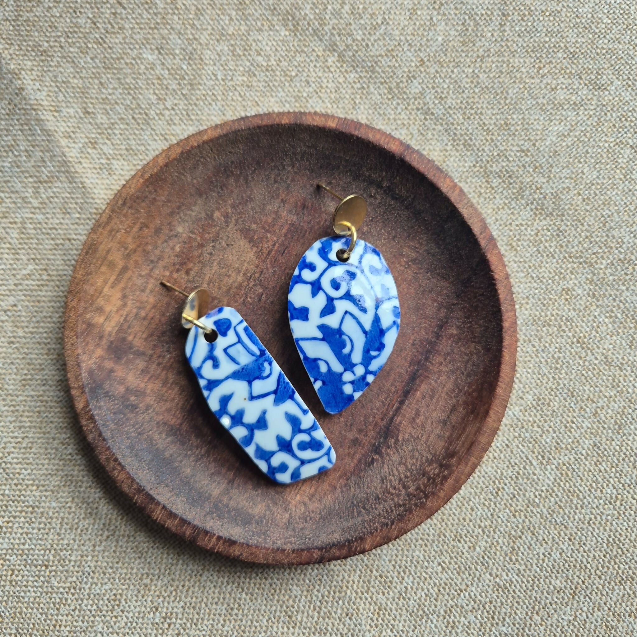 Recycled Ceramic Earring