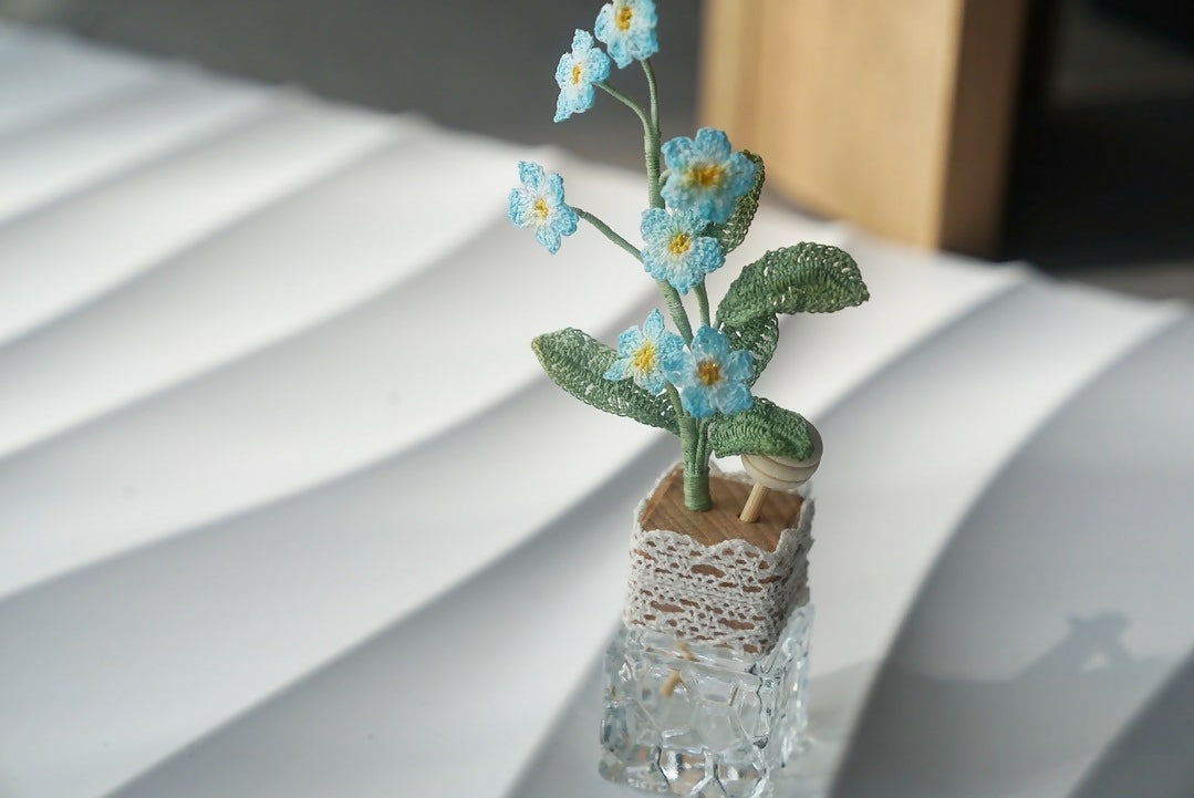 Forget Me Not Flower Car Air Freshener