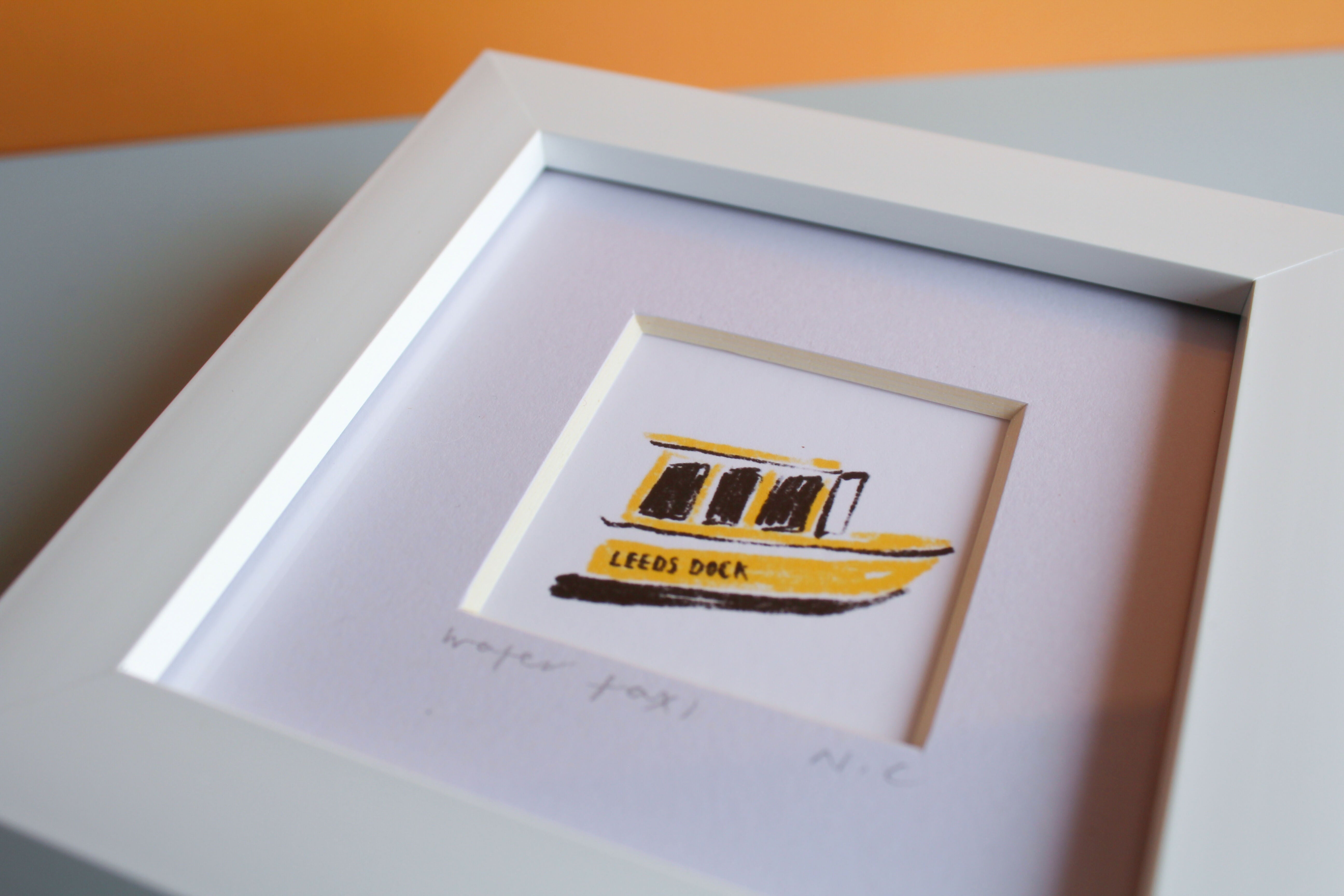 Leeds Water Taxi Mini Print