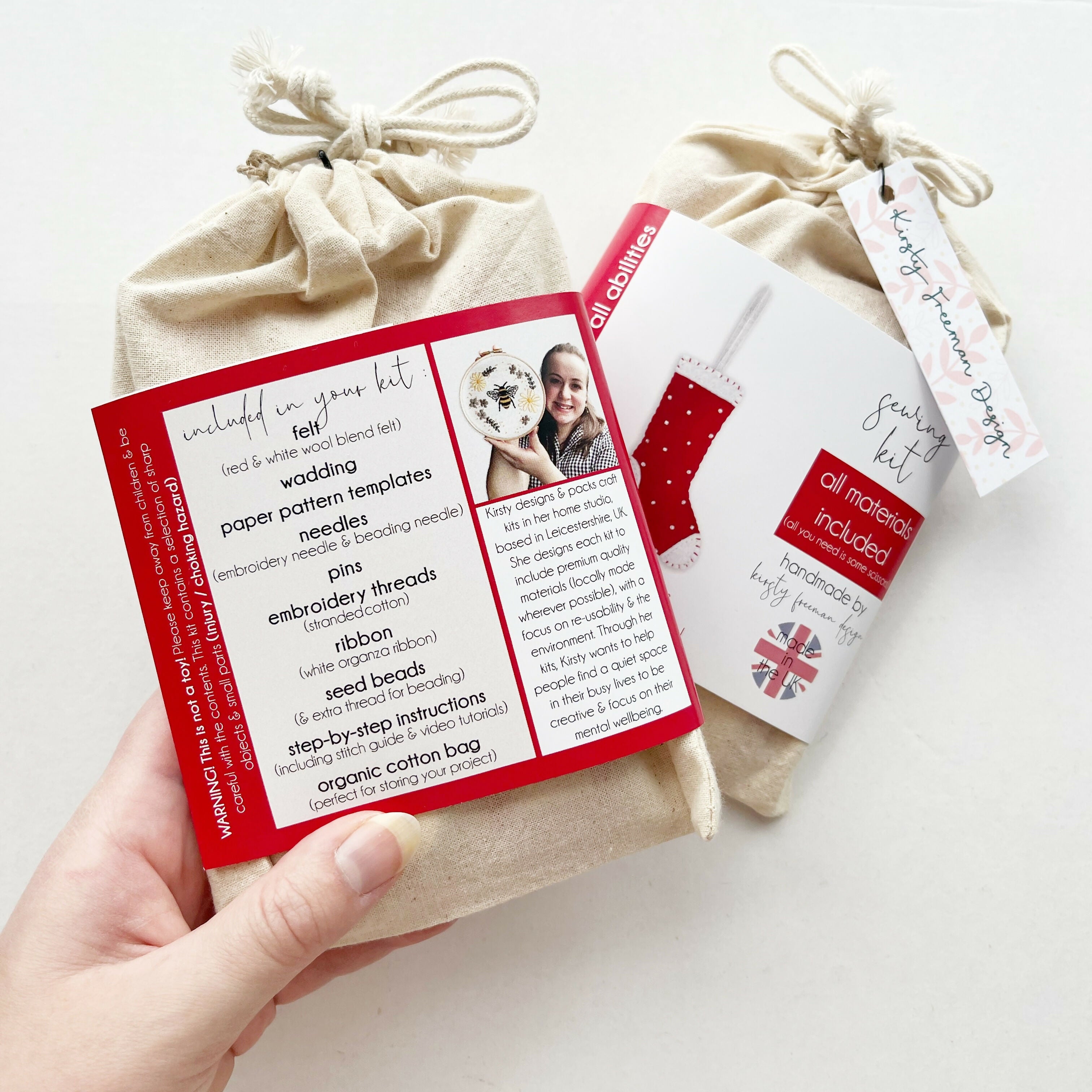 Mini Stocking Sewing Kit