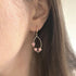 Magnolia Flower Pink Earrings