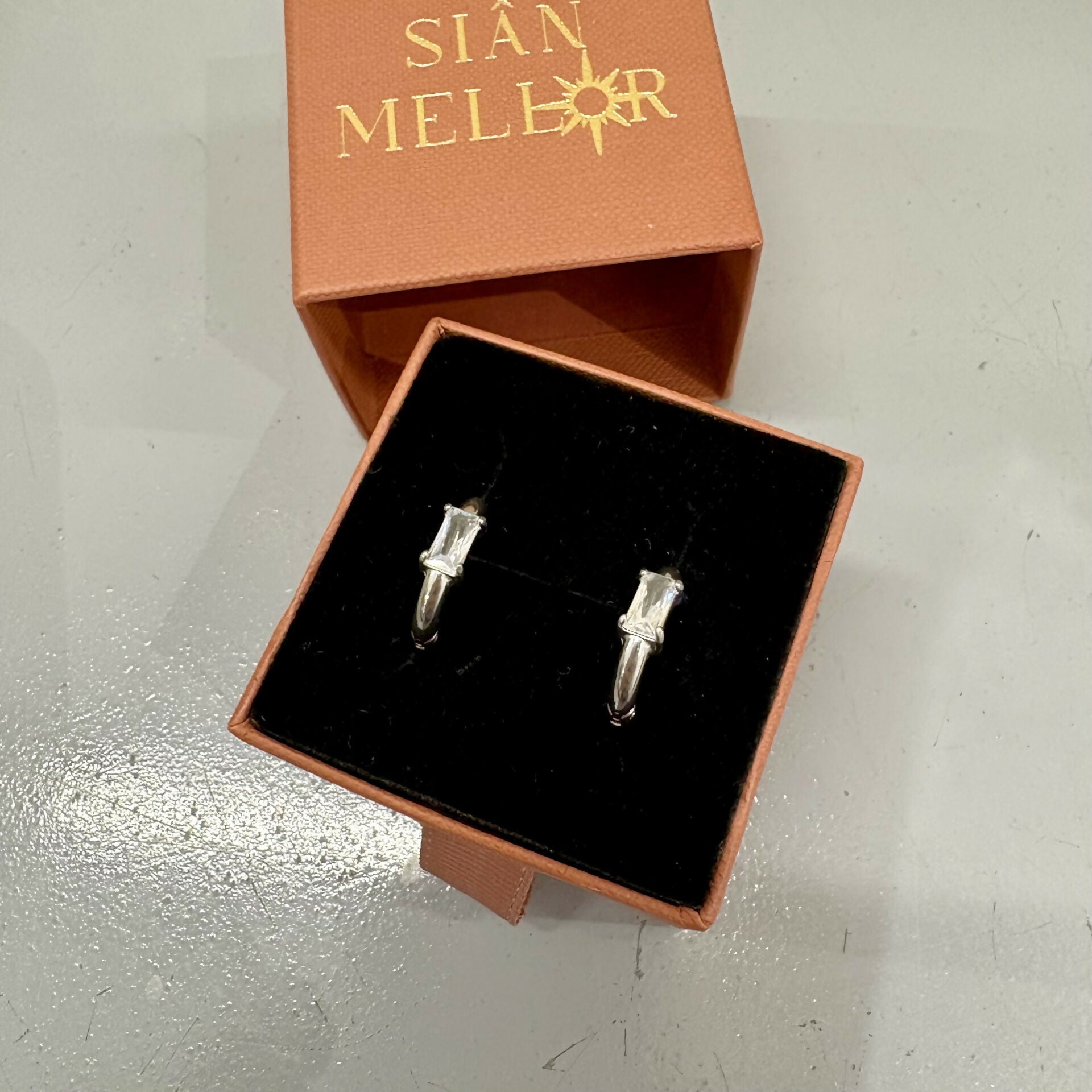 Rectangle Hoop Earrings