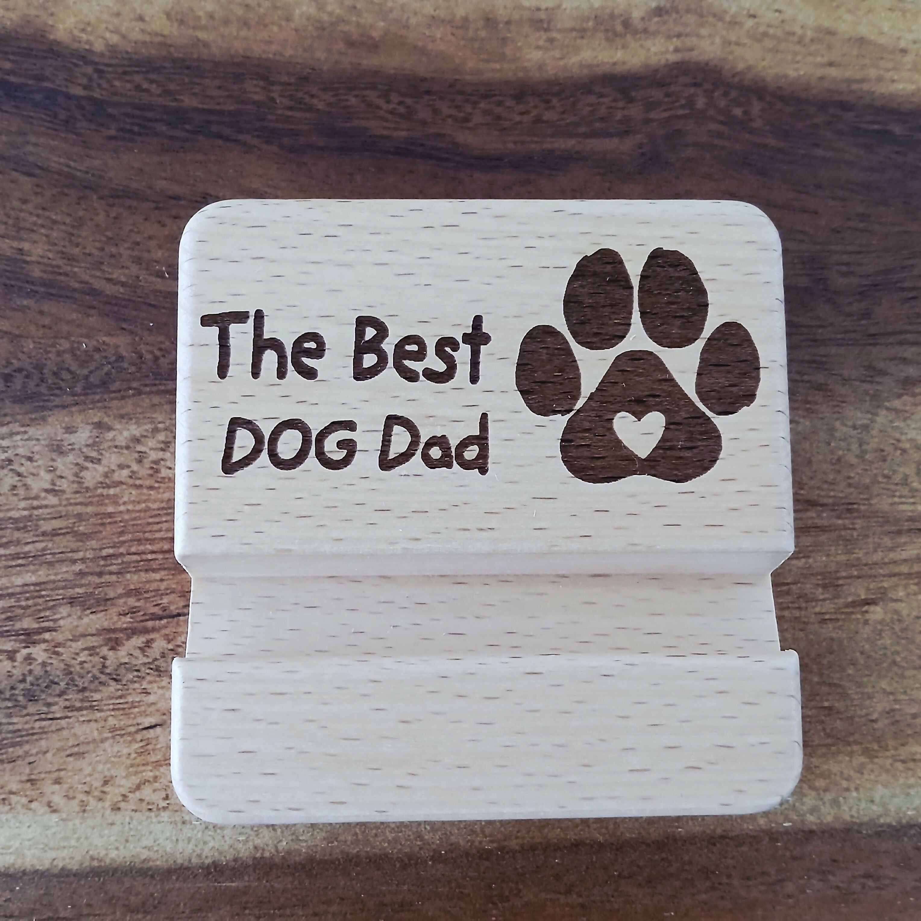 The Best Dog Dad Mobile Phone Stand Holder