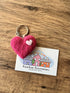 Felted Heart Keyring