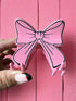 Pink Bow Hair Clip / Claw