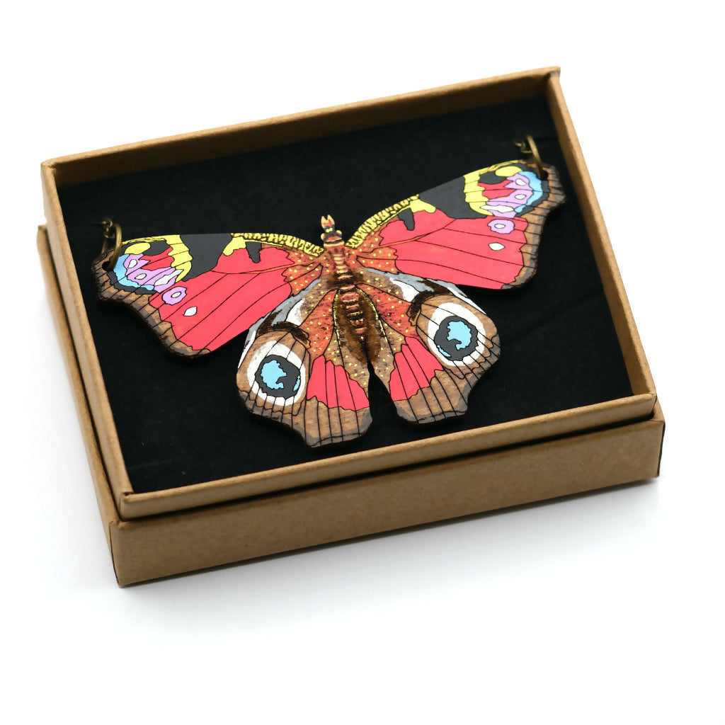 Peacock Butterfly Necklace