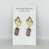Revamped Vintage Earrings - Oval Drop