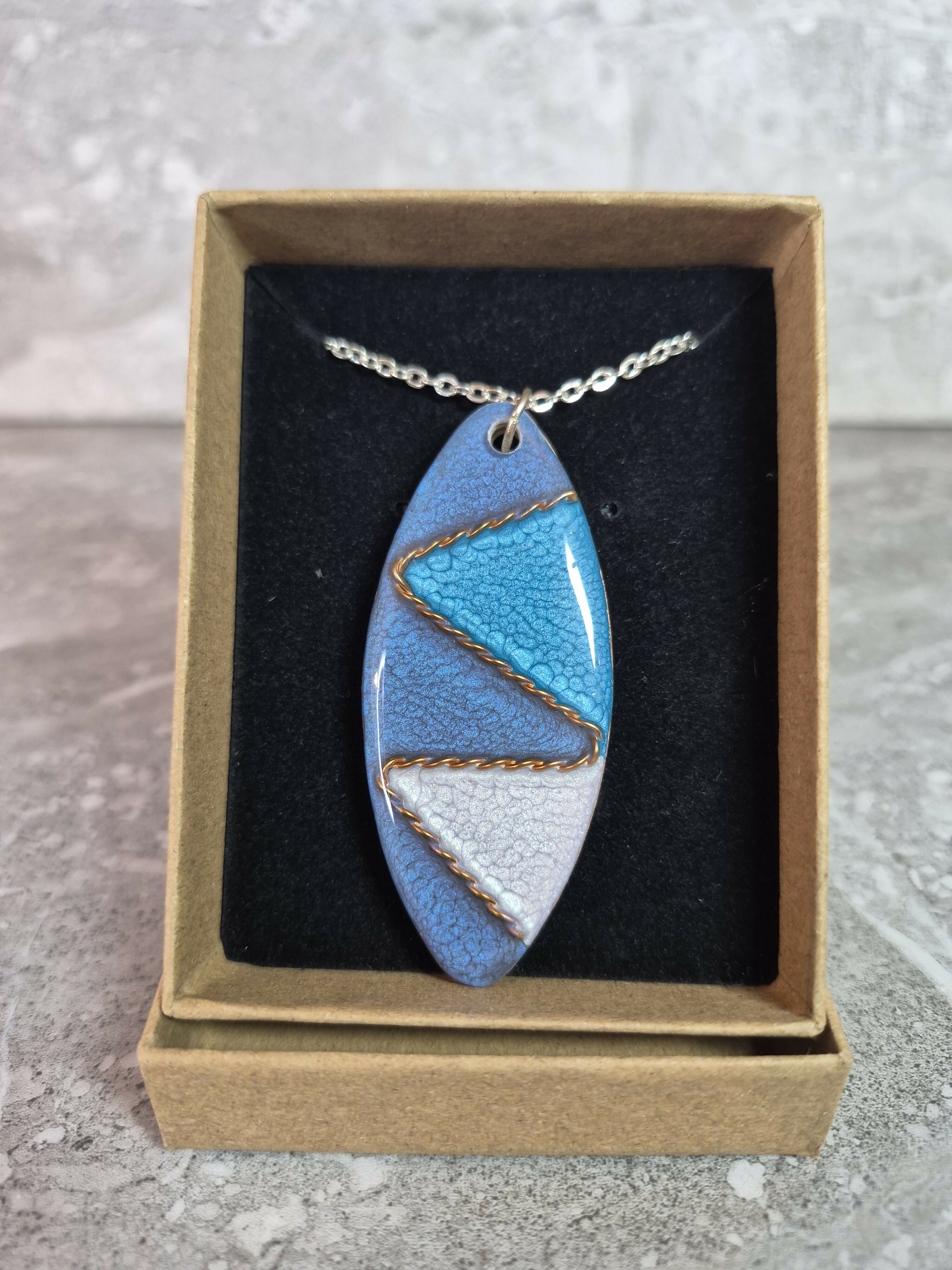 Unique Hand Crafted Oval Pendant
