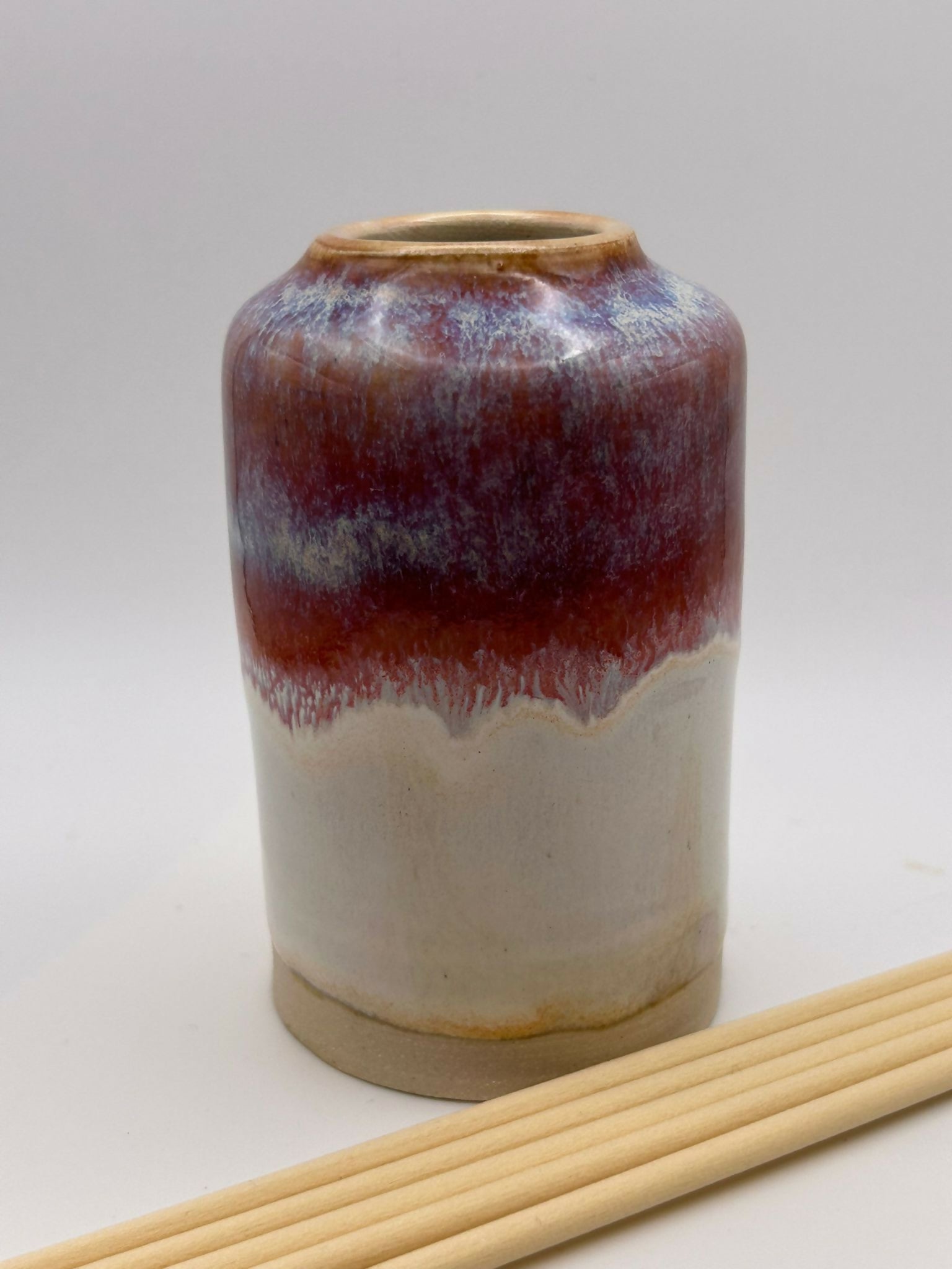 Split Colour Glazed Reed Diffuser Bottle/Bud Vase