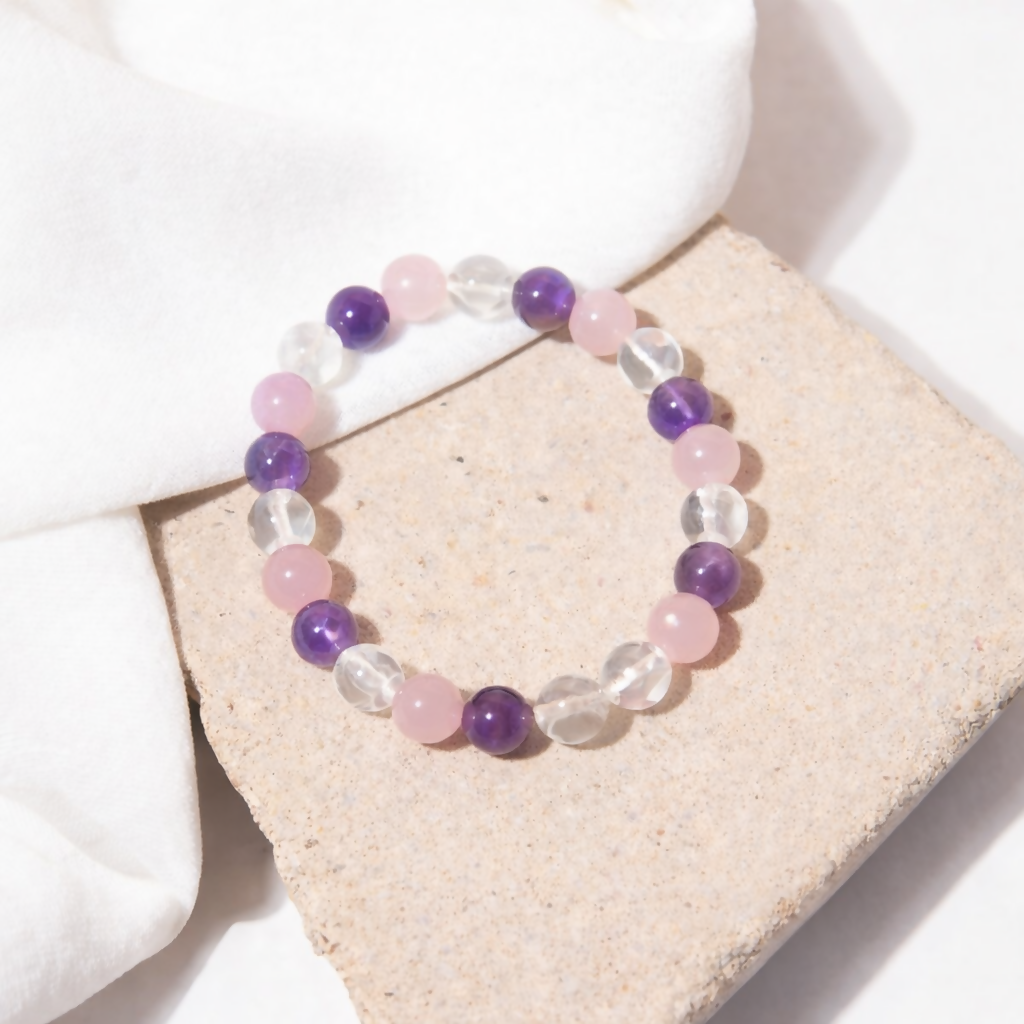 Mind Body Soul Crystal Bracelet