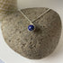 Lapis Lazuli Drop Necklace, Sterling Silver