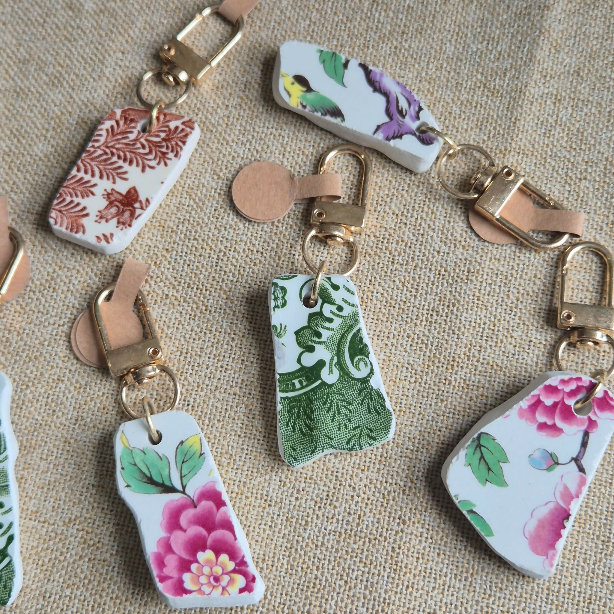 Recycled Ceramic Keyring