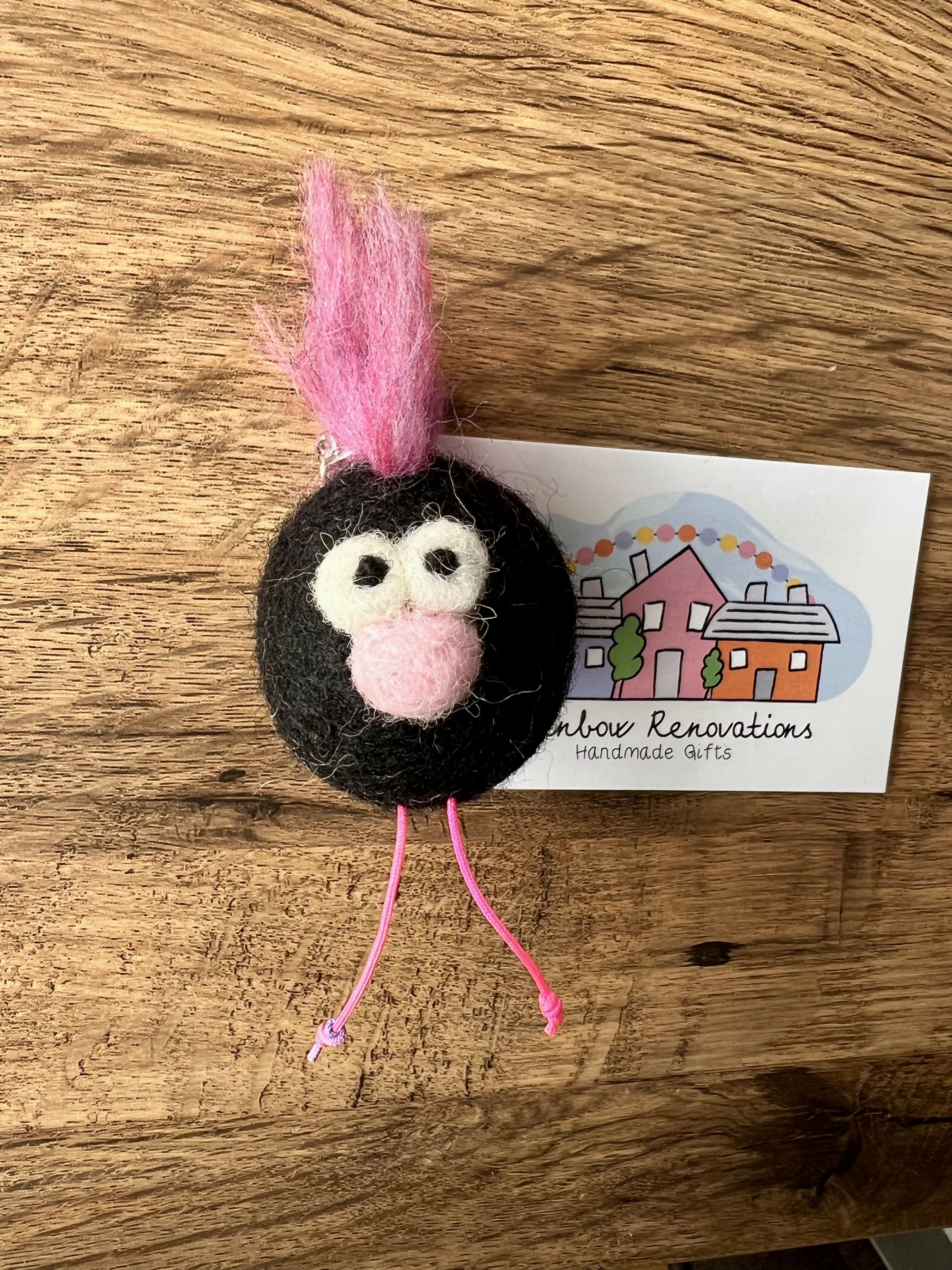 Feltball Fuzz Budz Keyring