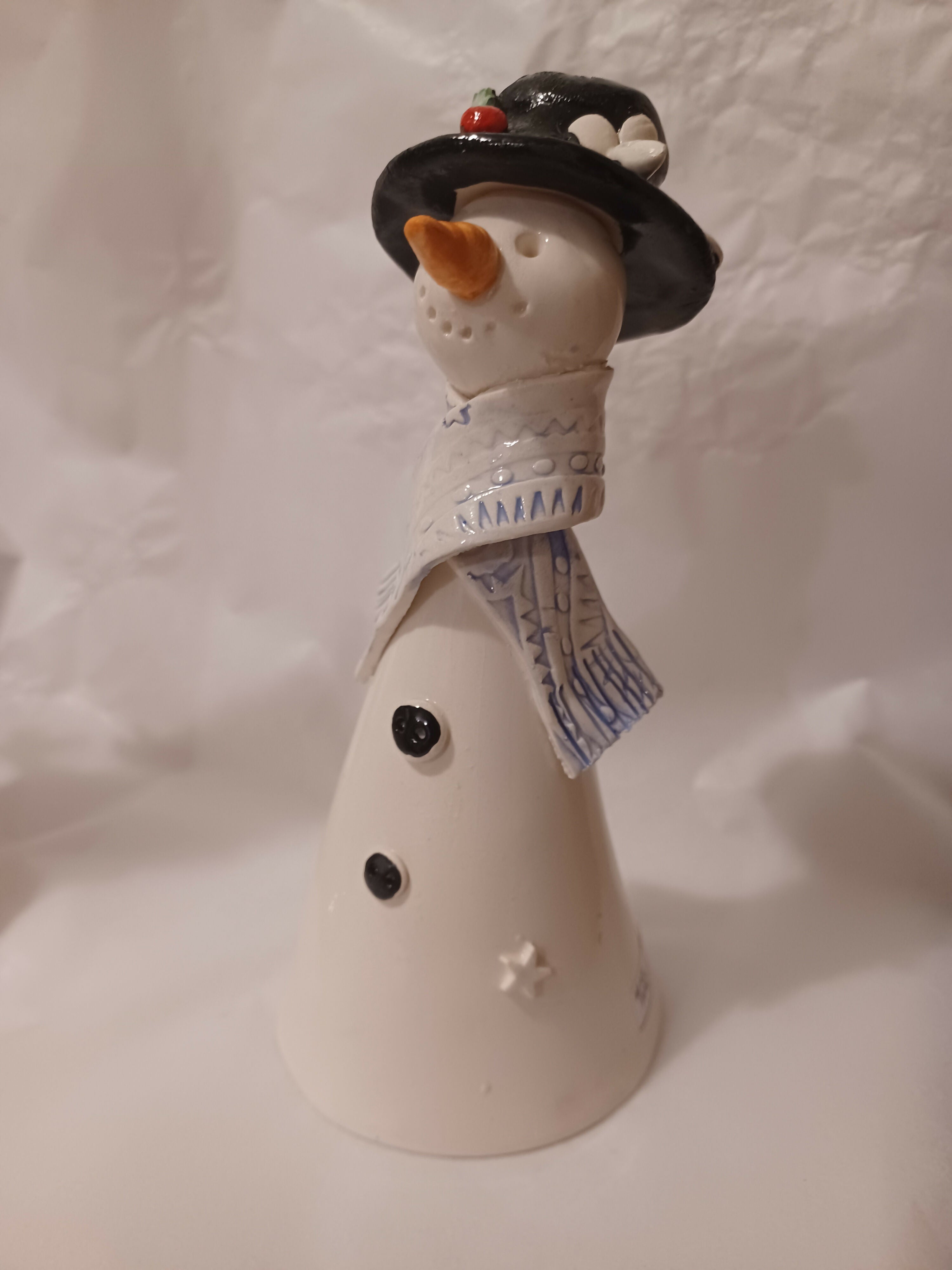 Tall Ceramic Angel or Snowman