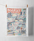 Beverley Tea Towel Peach