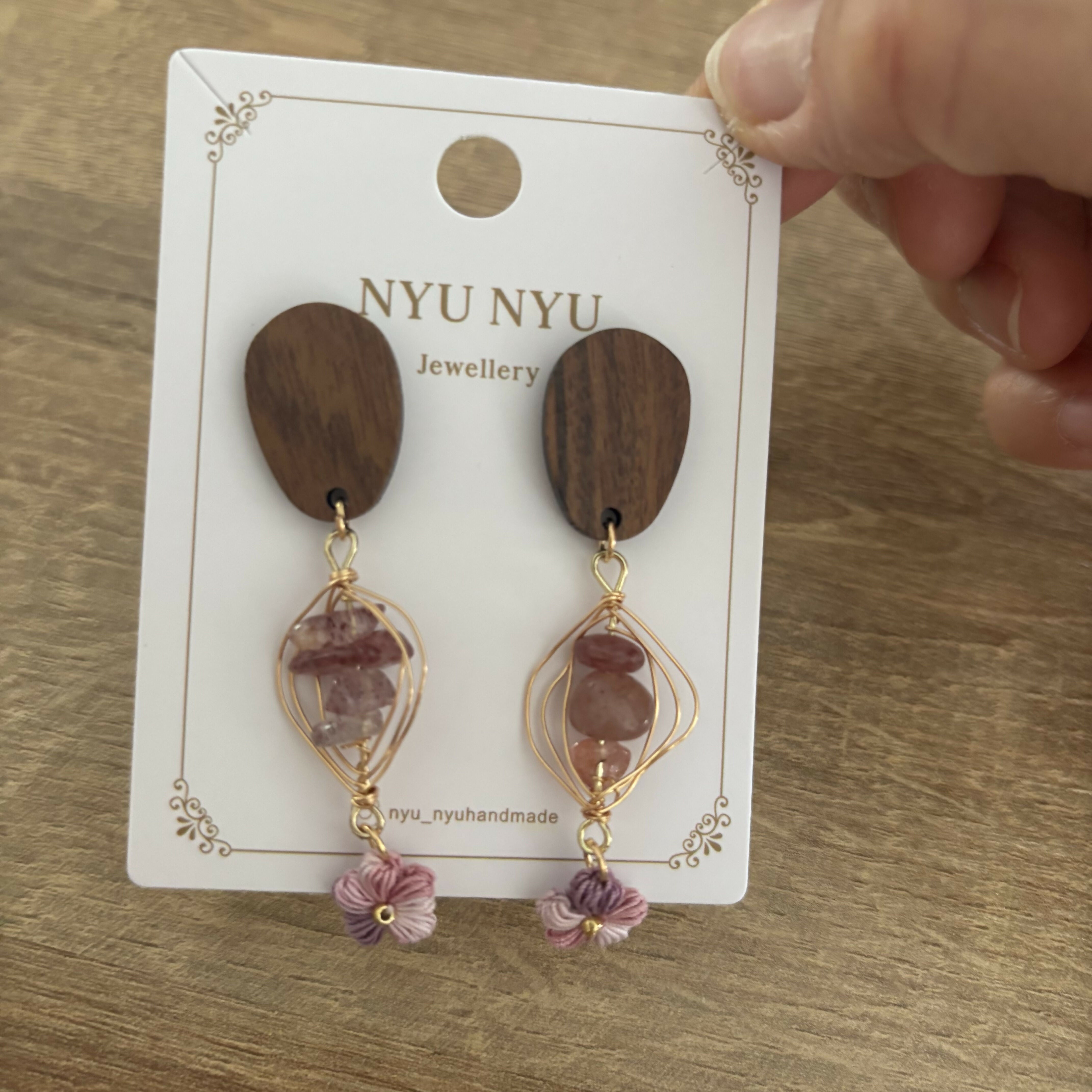 Micro Crochet dangle Earrings