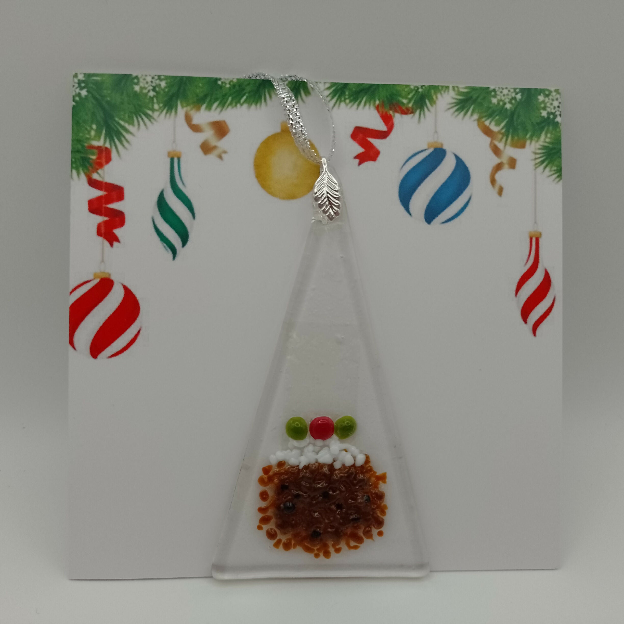 Fused Glass Christmas Card