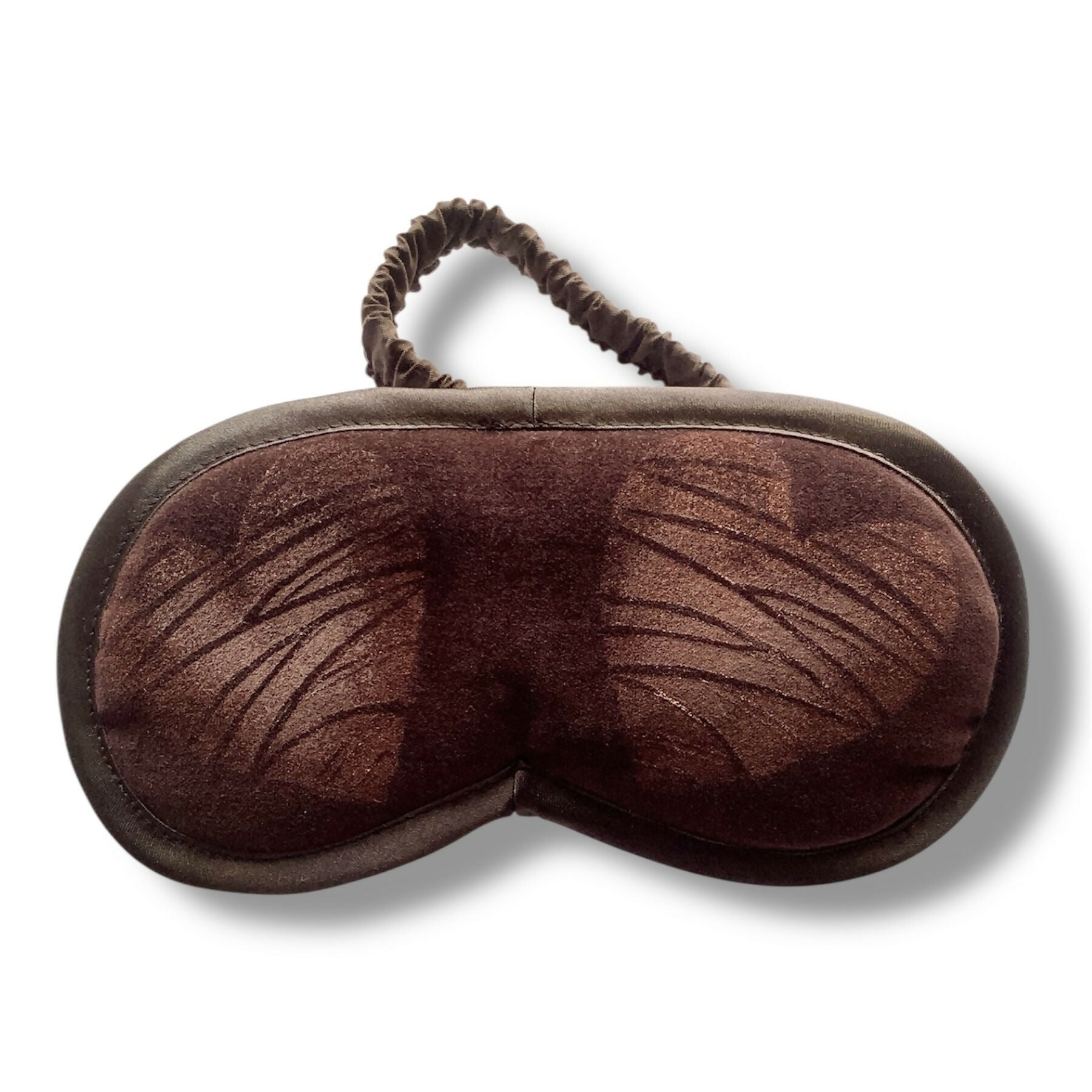 Brown Love Hearts Velvet Lavender Eye Mask