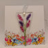 Fused Glass Flower Card