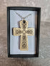 Handcrafted and Engraved Celtic Cross Pendant