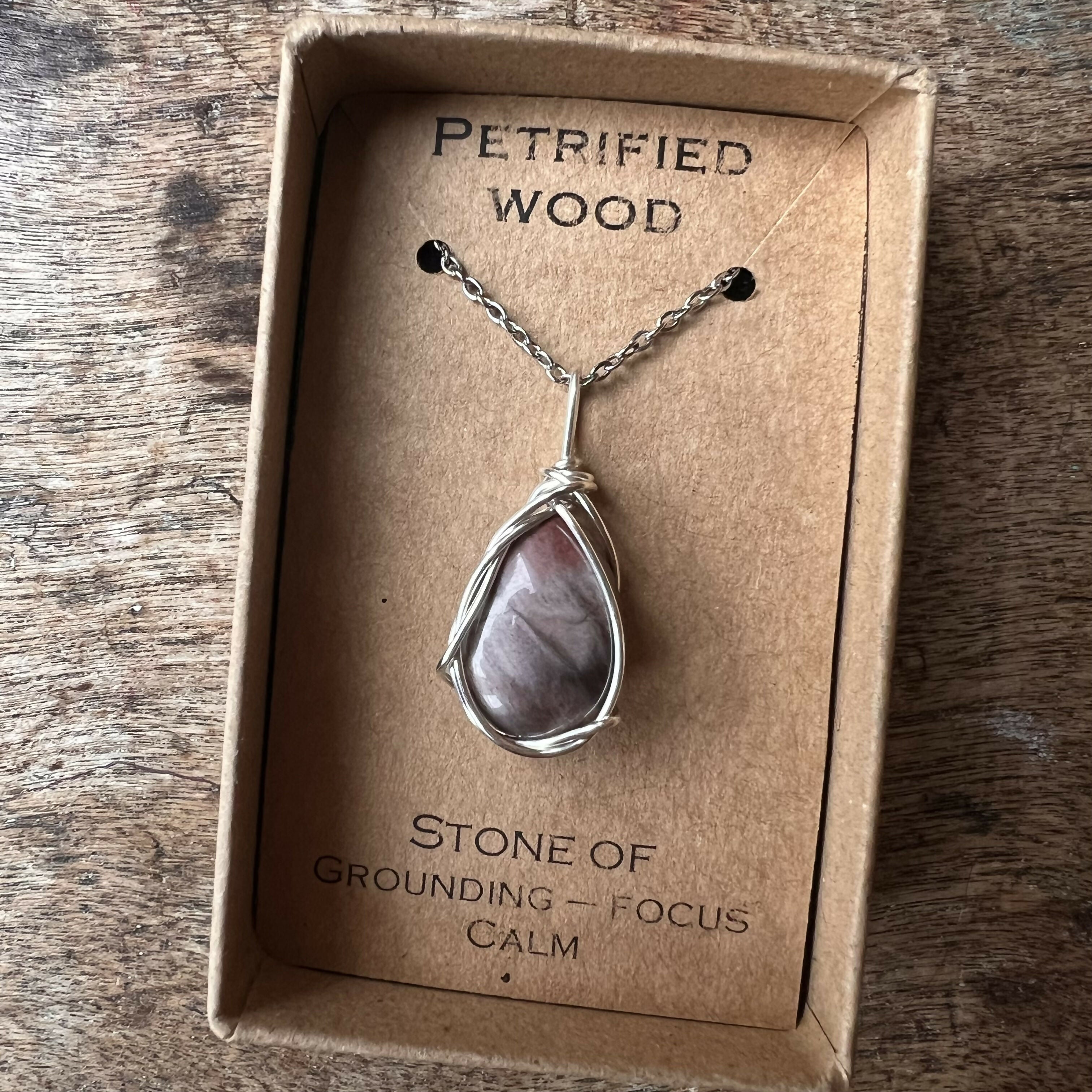 Petrified Wood Necklace