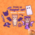 Cat Dress Up Magnets