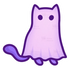 Ghost Cat Sticker