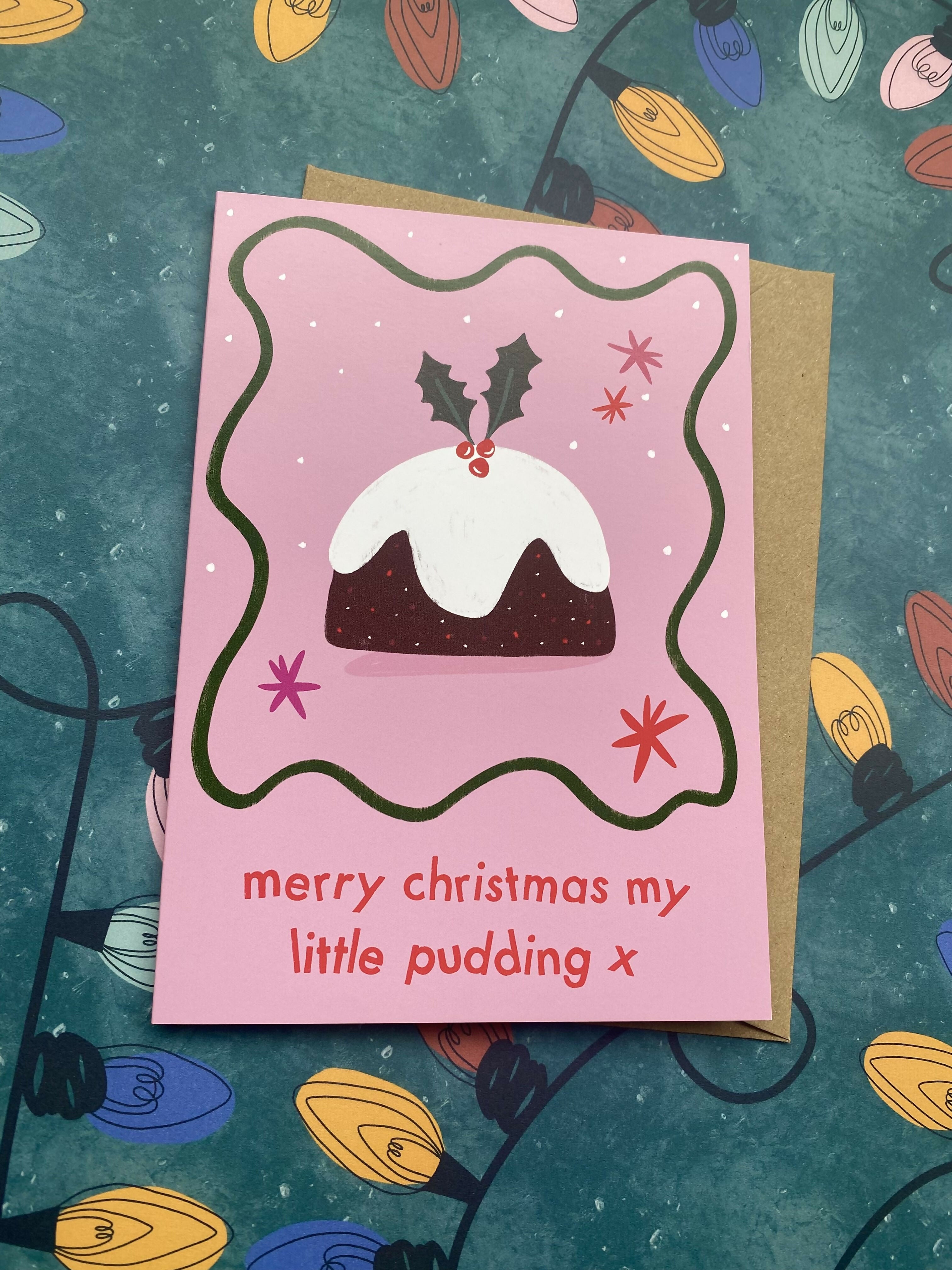 Merry Christmas My Little Pudding card