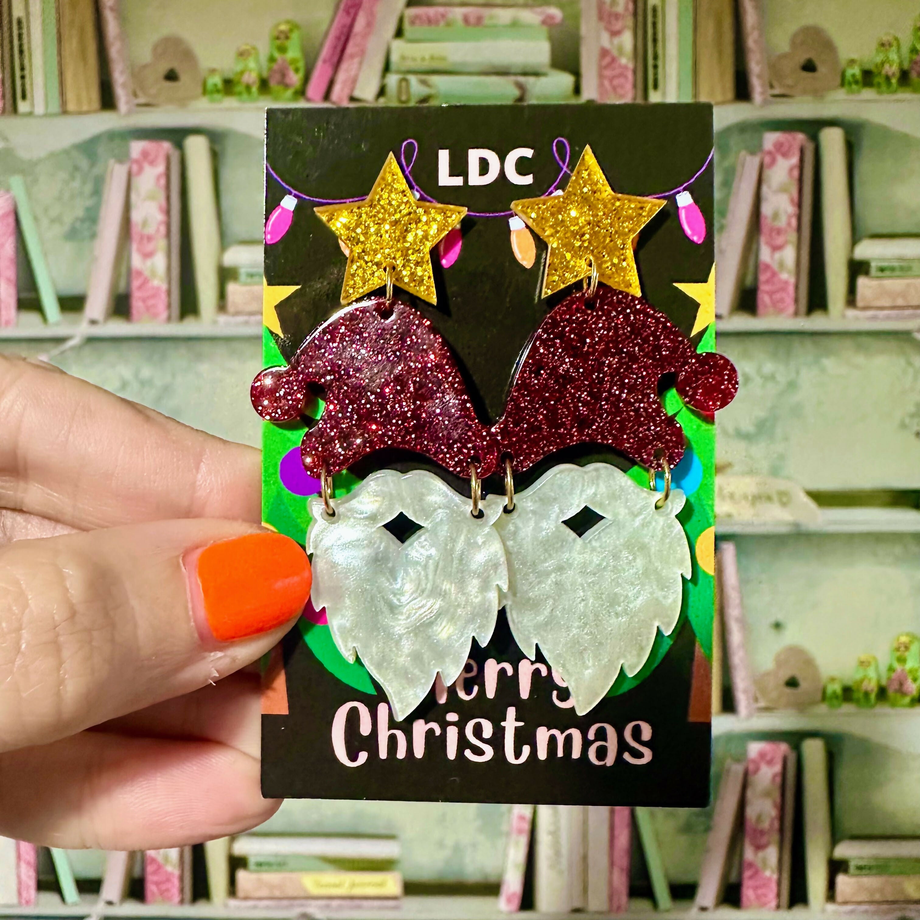 Christmas Santa Earrings