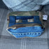 Unique Handcrafted Camouflage Patchwork Purse Cosmetic Bag Made From Upcycled Jeans And Fabric