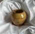 Brown, Round Ceramic Vase/ Vessel