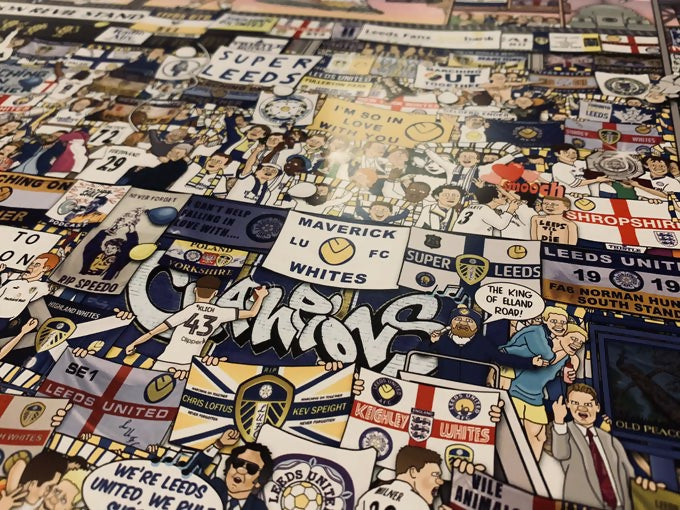 Leeds United Mishmash - The History of the Whites in One Image