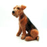Ceramuc Welsh terrier dog sculpture