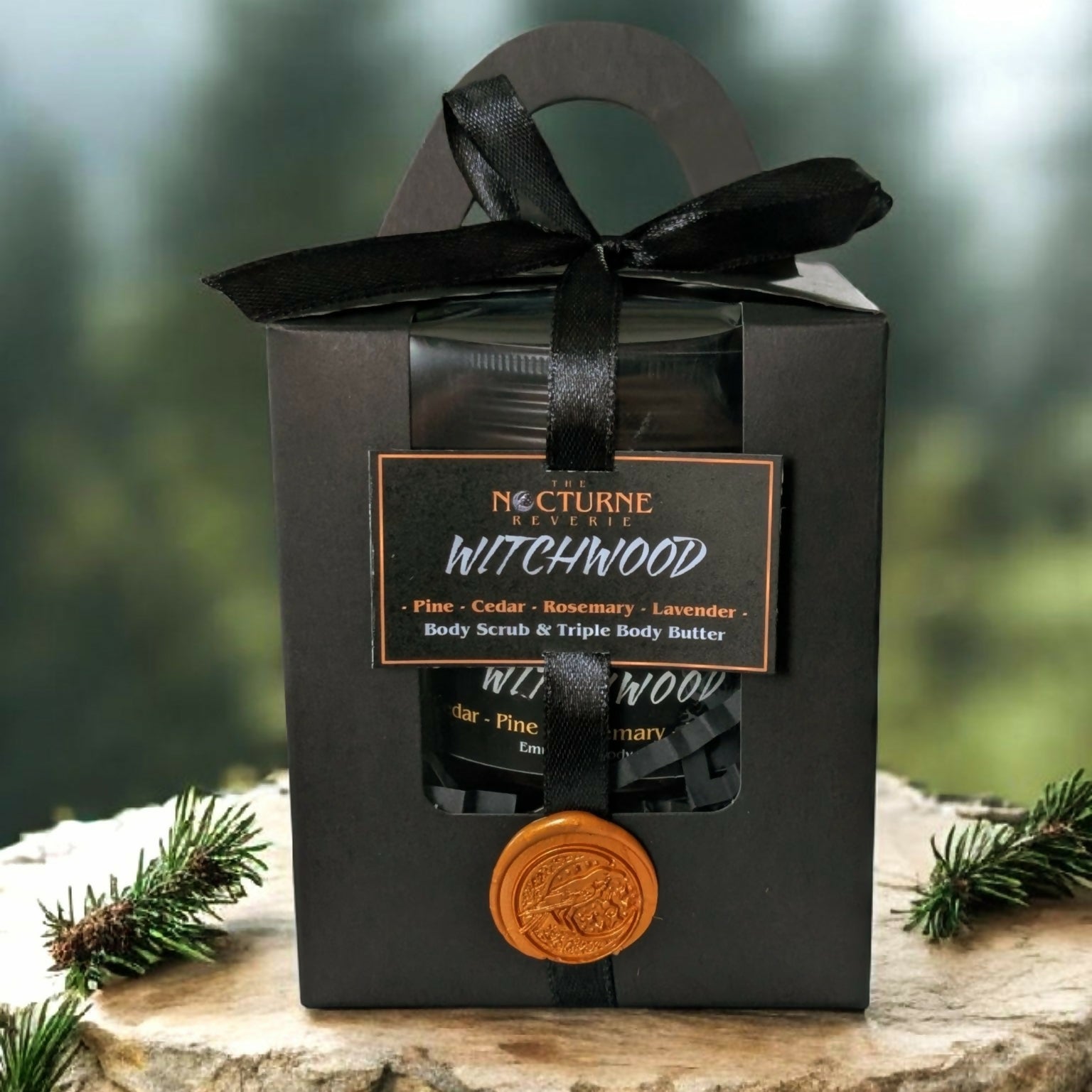 Pine, Cedar, Rosemary & Lavender Gift Set - Body Scrub and Body Butter