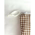 Brown Gingham Quilted Coin Purse / Card Holder