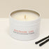 Rhubarb Gin Soy Wax Mini Tin Candle