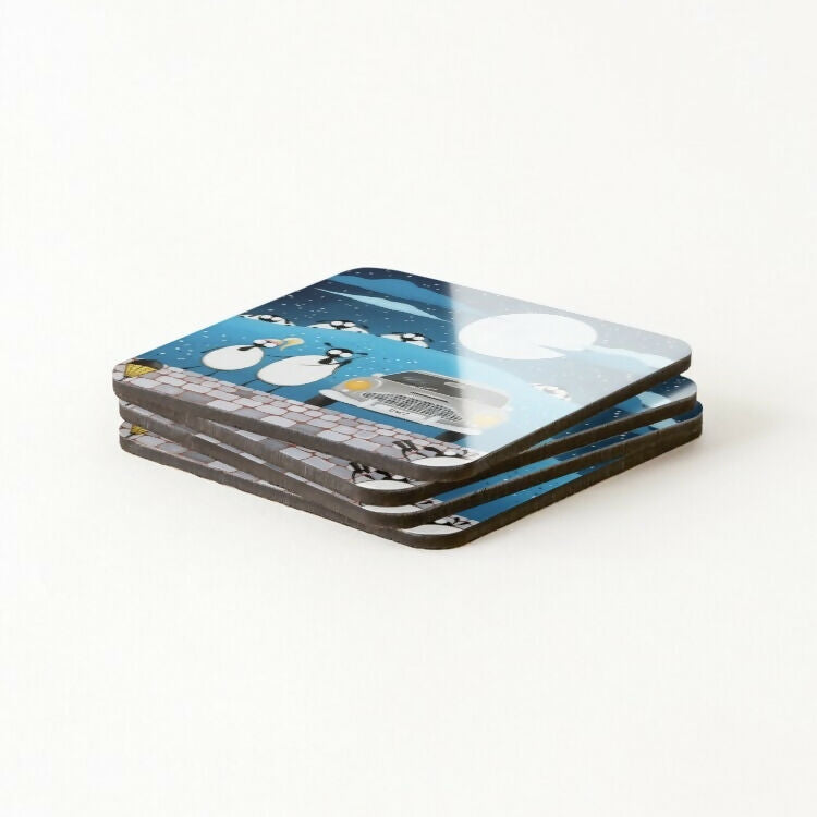 Double Wool 7 - Coaster