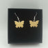 Yellow Butterfly Enamel Earrings