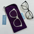 Glasses Case - Purple with Glitter