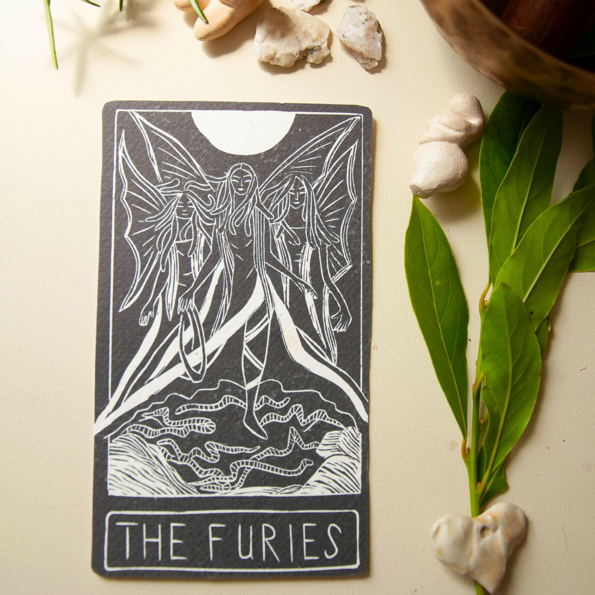 THE FURIES GODDESS ALTAR CARD