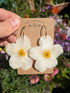 WHITE ANEMONE EARRINGS