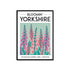 Blooming Yorkshire, The Specialist Gardens Foxgloves - A3 Framed Print