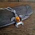 Handmade Sea Turtle Necklace With Amber