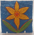 Daffodil Clay Tile in Relief